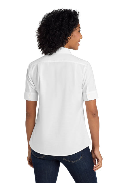 Hudson Catholic L659 Port Authority® Women's Short Sleeve SuperPro™ Oxford Shirt