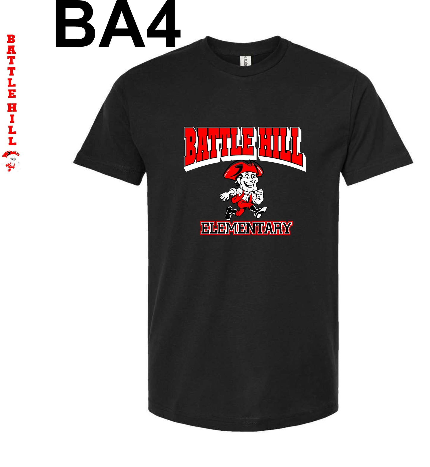 BATTLE HILL Elementary School Tee YOUTH AND ADULT