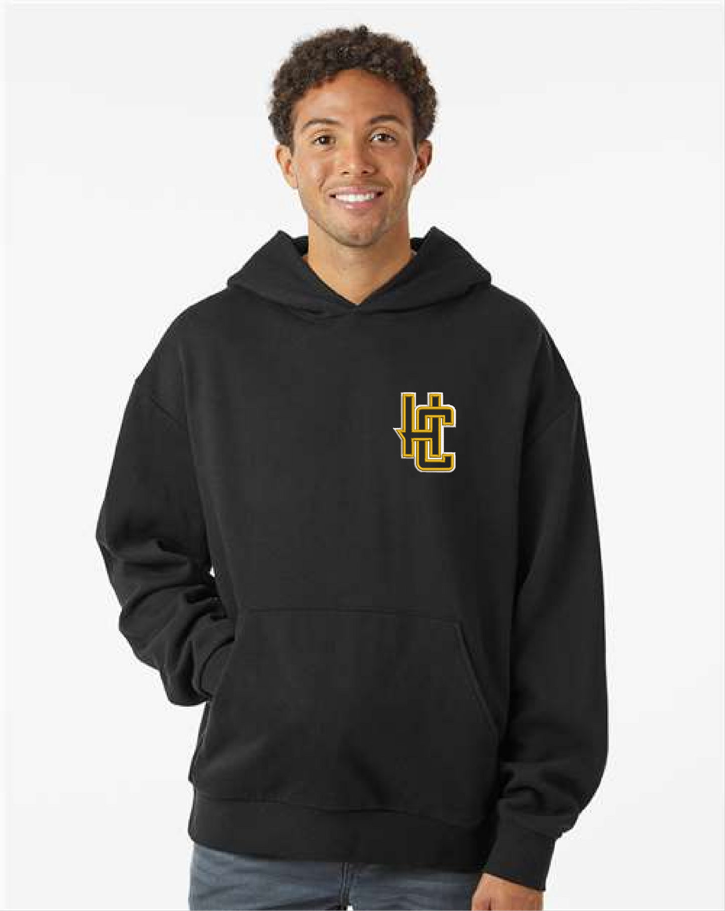 Hudson Catholic-HC interlocked- Unisex Avenue Hooded Sweatshirt - IND280SL