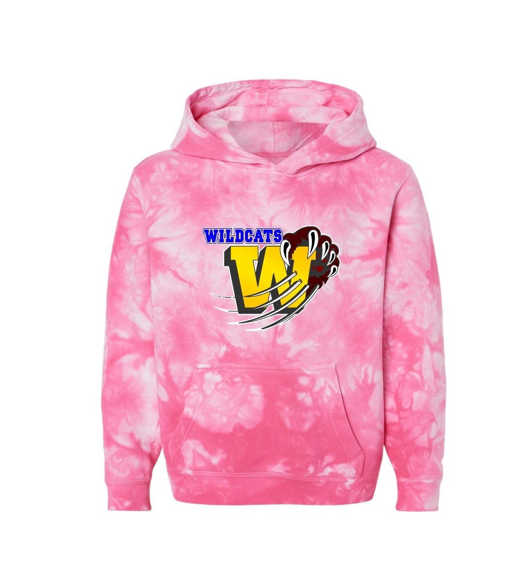 Washington Elementary School YOUTH Hooded TIE DYE SWEATSHIRTS (Pullover)