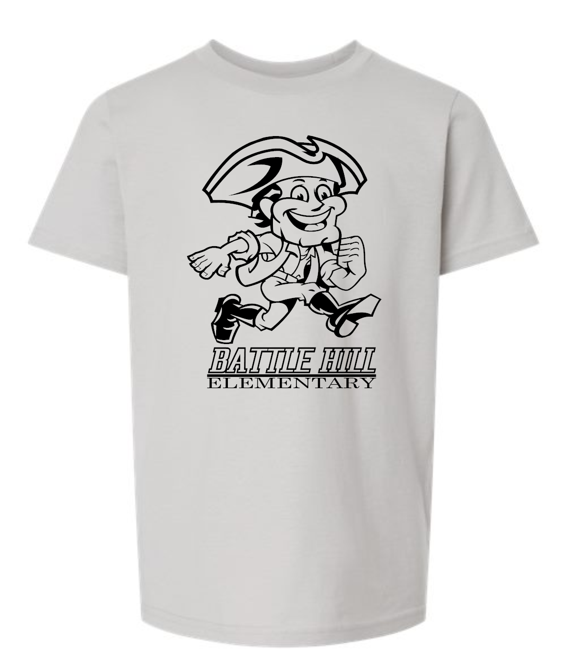 BATTLE HILL Elementary School standard Tee YOUTH AND ADULT