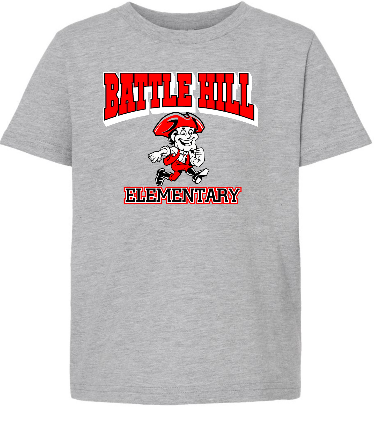 BATTLE HILL Elementary School Tee YOUTH AND ADULT