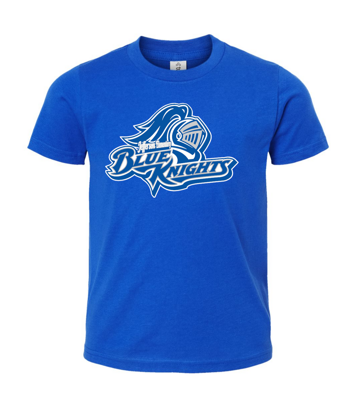 Jefferson Elementary Blue Knights Tee w/ Class of 2027 option YOUTH and ADULT