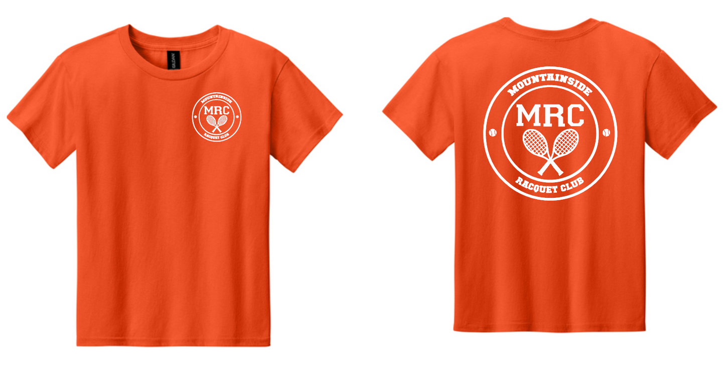 MRC Orange Ball Clinic GILDAN 3000 LIGHTWEIGHT COTTON TEE W/ WHITE LOGO