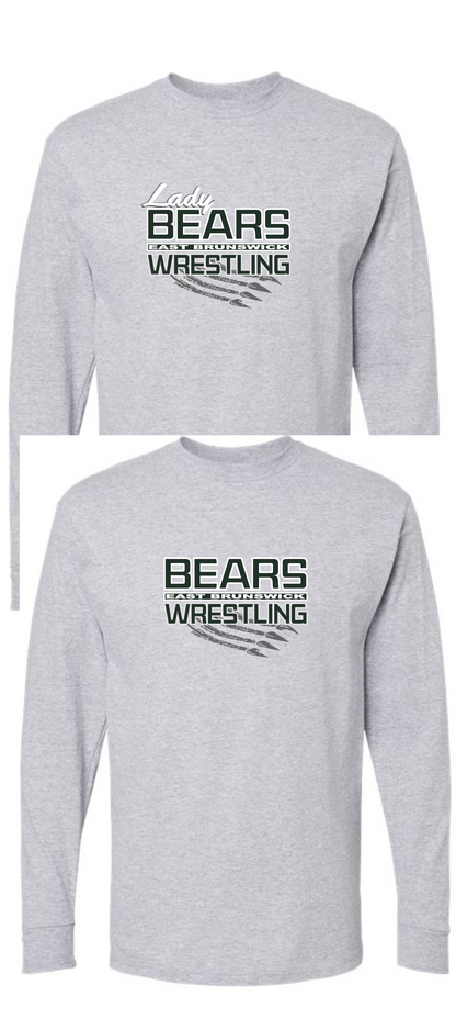 BEARS LADY WRESTLING Fine Jersey Long Sleeve T-Shirt - 202LS