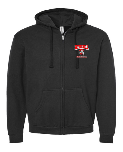 BATTLE HILL ELEMENTARY School Youth Heavy Blend™ Full-Zip Hooded Sweatshirt - 18600B ARCHED