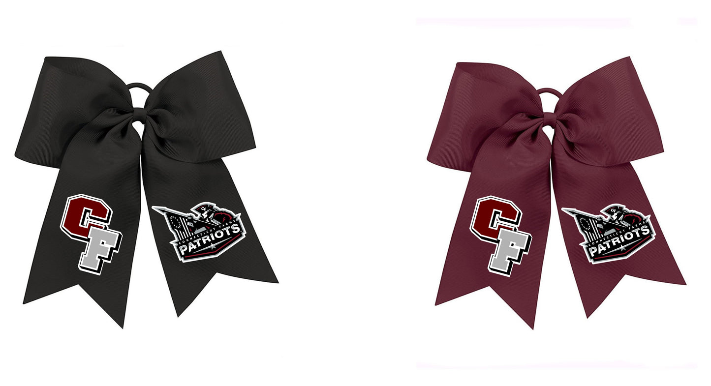 Connecticut Farms Elementary School  CHEER STYLE Hair BOW