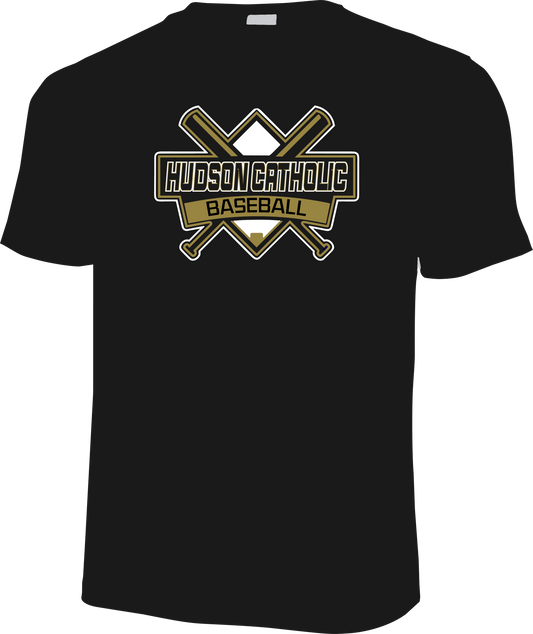 Hudson Catholic Hawks Baseball tee