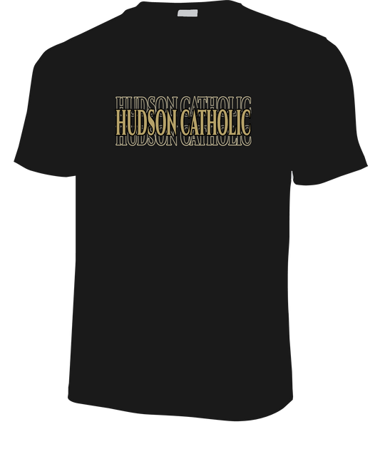 Hudson Catholic Hawks 3-peat Premium Blend Ring-Spun T-Shirt - 560MR