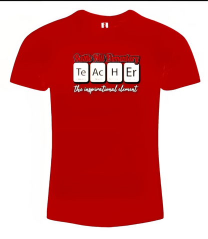 Battle Hill Elementary Teacher Inspirational element tee