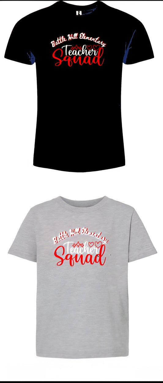 Battle Hill Elementary Teacher Squad tee