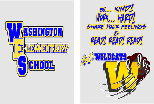 Washington Elementary school LAWN/Garden FLAG