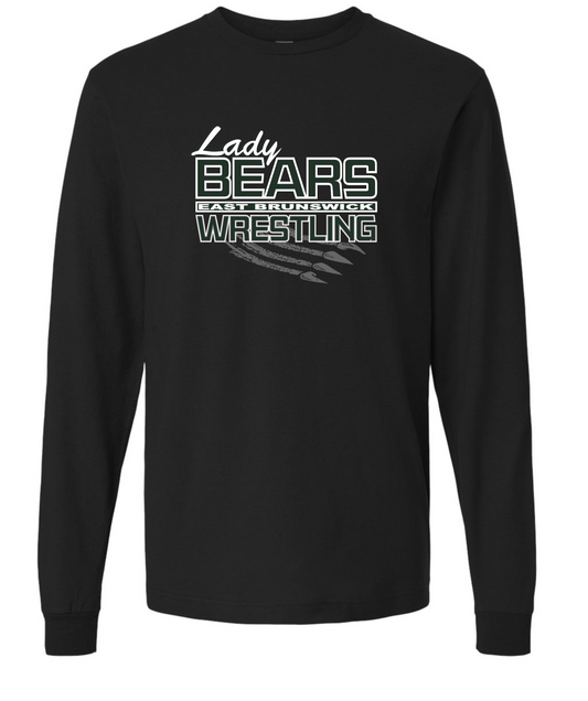 BEARS LADY WRESTLING Fine Jersey Long Sleeve T-Shirt - 202LS