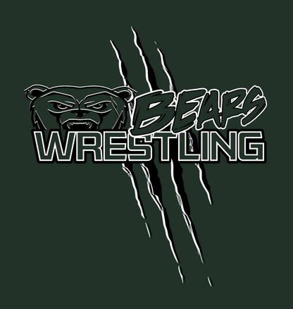 BEARS WRESTLING TULTEX 235 YOUTH COTTON TEE