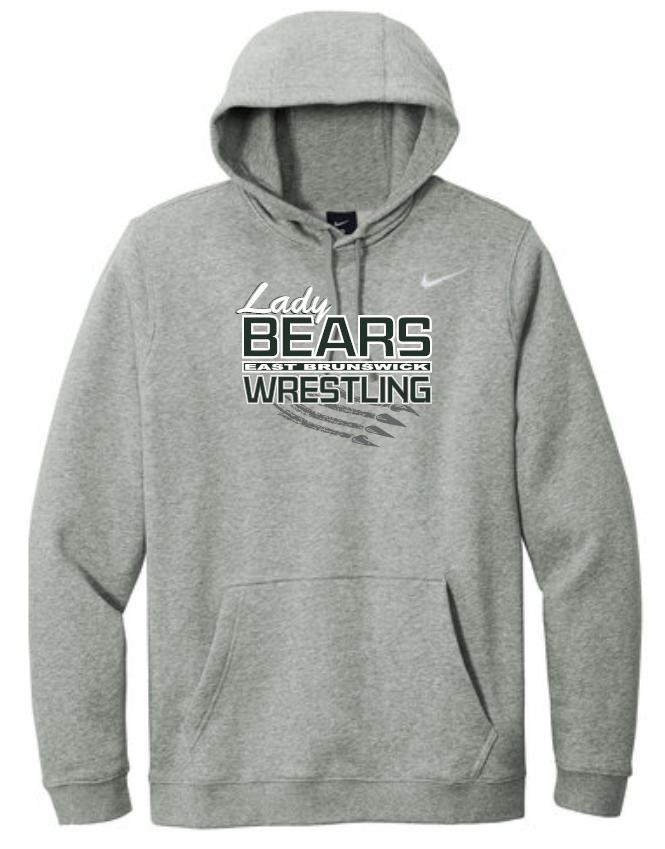 BEARS "Lady Bears" Wrestling Nike Club Fleece Pullover Hoodie-CJ1611