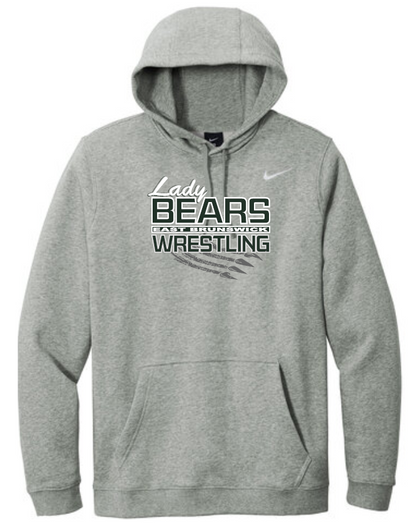 BEARS "Lady Bears" Wrestling Nike Club Fleece Pullover Hoodie-CJ1611