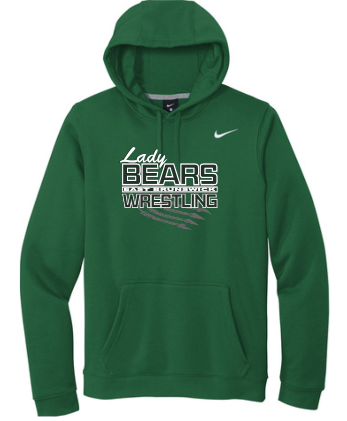 BEARS "Lady Bears" Wrestling Nike Club Fleece Pullover Hoodie-CJ1611