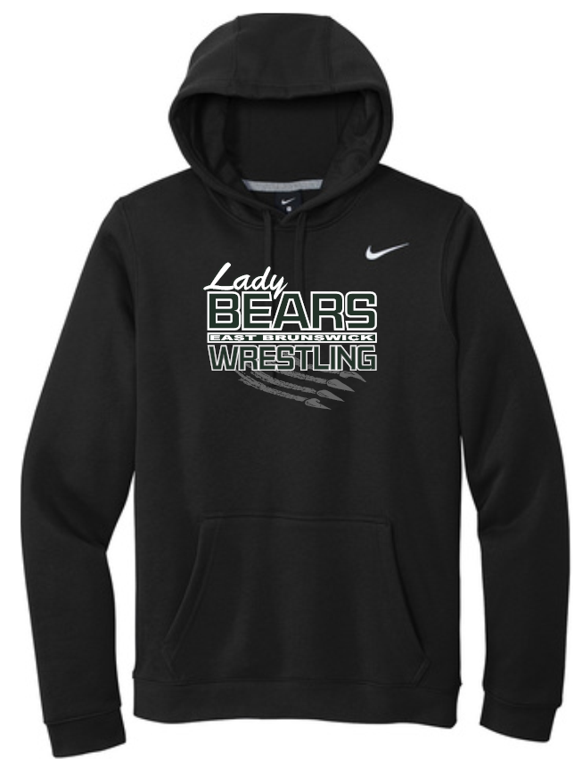 BEARS "Lady Bears" Wrestling Nike Club Fleece Pullover Hoodie-CJ1611