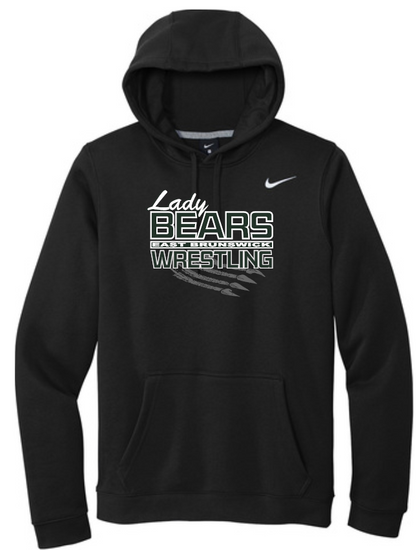BEARS "Lady Bears" Wrestling Nike Club Fleece Pullover Hoodie-CJ1611