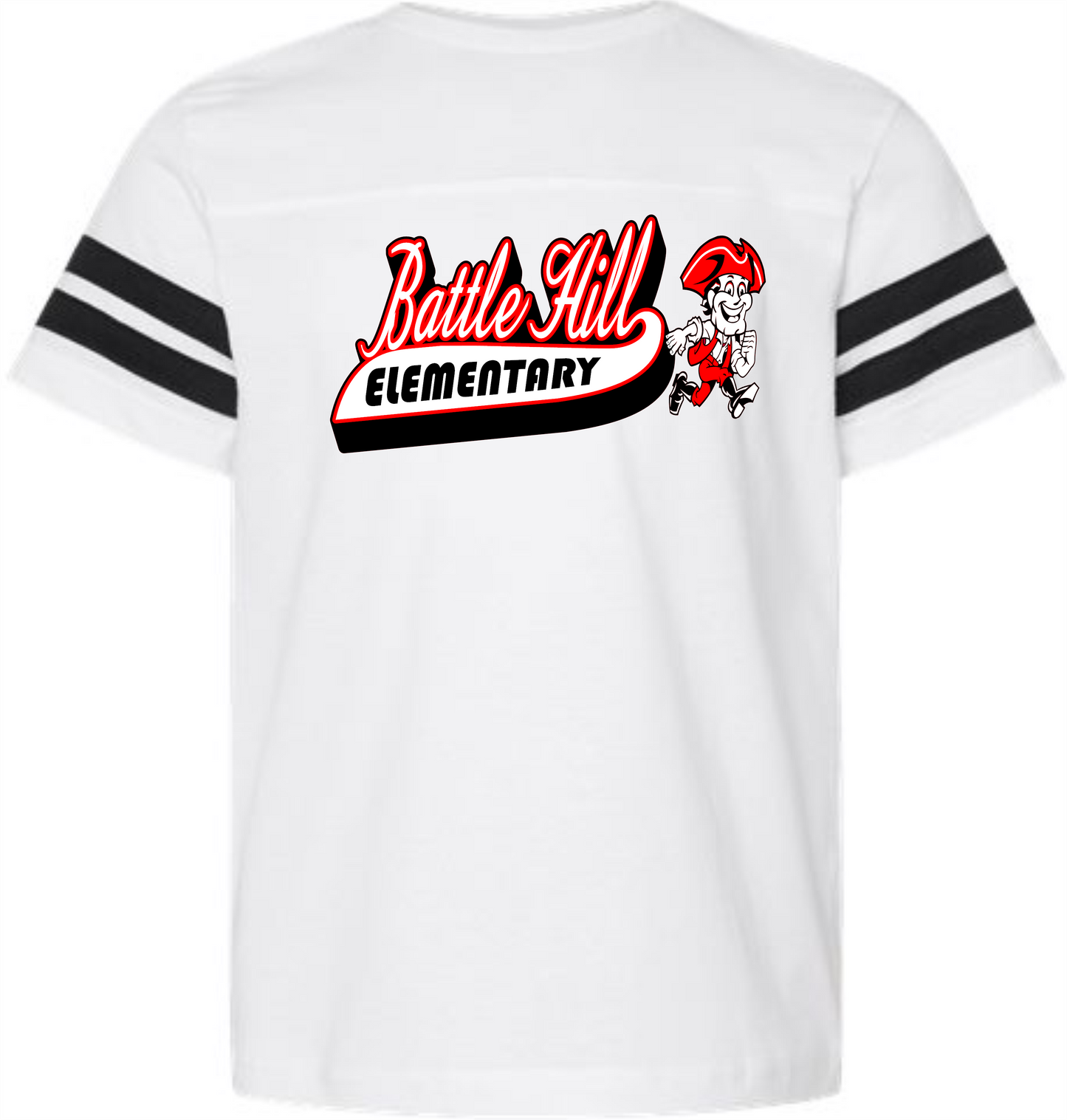Battle Hill Elementary LAT Youth Football Fine Jersey Tee - 6137-YOUTH