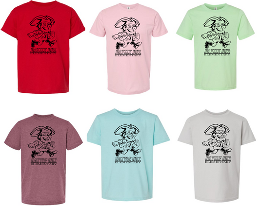 BATTLE HILL Elementary School standard Tee YOUTH AND ADULT