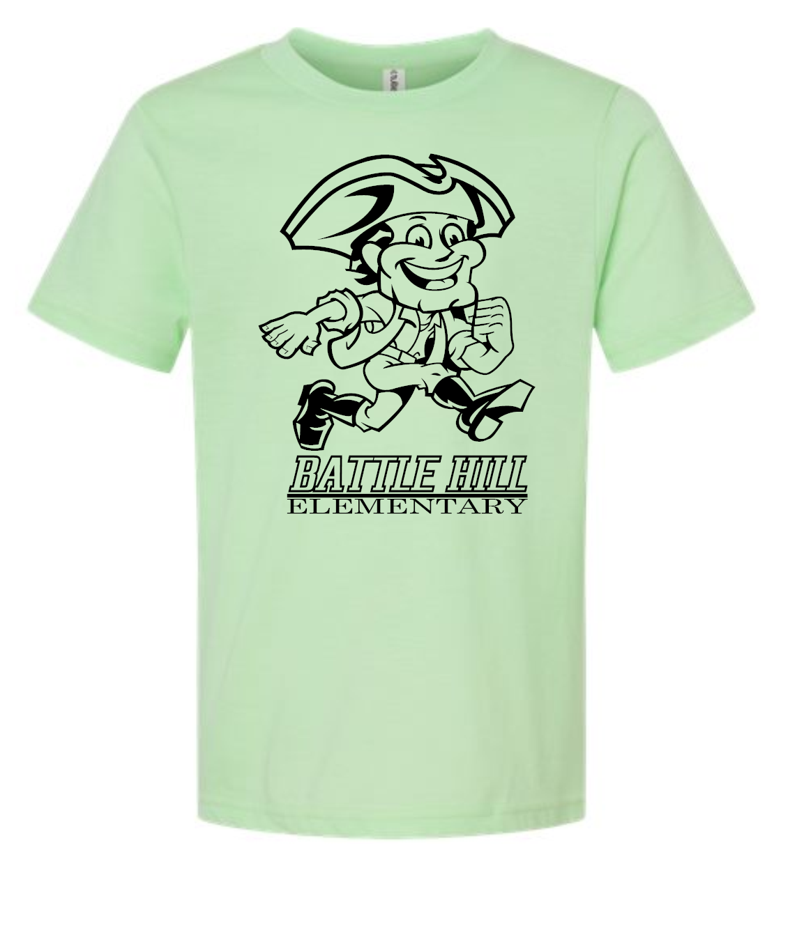 BATTLE HILL Elementary School standard Tee YOUTH AND ADULT