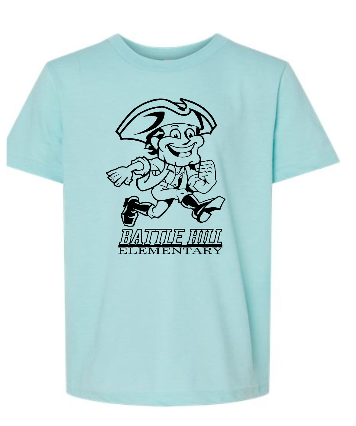BATTLE HILL Elementary School standard Tee YOUTH AND ADULT