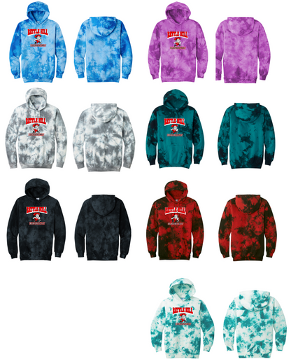 BATTLE HILL Elementary School ADULT Hooded TIE DYE SWEATSHIRTS (Pullover)