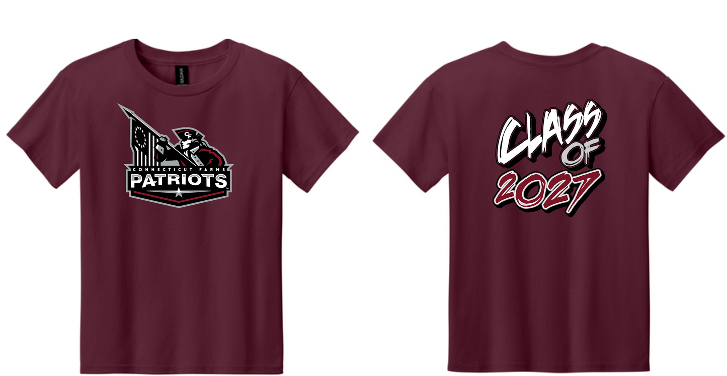 Connecticut Farms Elementary School  Legacy color Tee-202/235