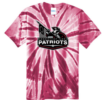 Connecticut Farms Elementary School  Spiral TIE DYE PATRIOT TEE Youth XS-XL Adult(Sm-4xL)