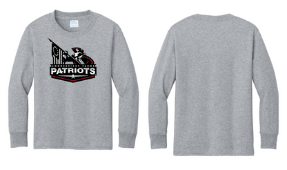 Connecticut Farms Elementary Port & Co® Youth Long Sleeve Core Cotton Tee. PC54YLS