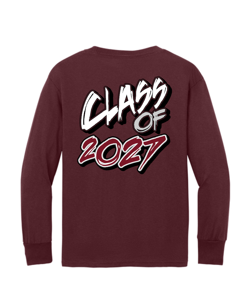 Connecticut Farms Elementary Port & Co® Youth Long Sleeve Core Cotton Tee. PC54YLS