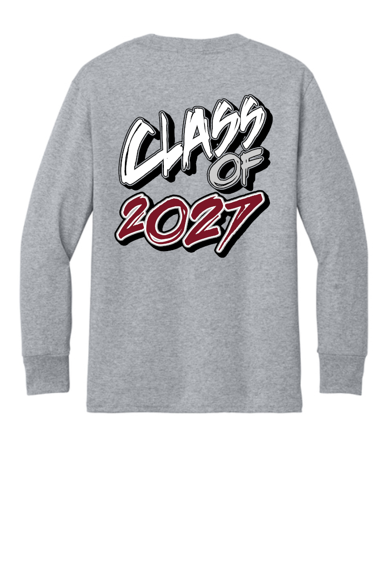 Connecticut Farms Elementary Port & Co® Youth Long Sleeve Core Cotton Tee. PC54YLS