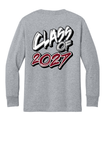 Connecticut Farms Elementary Port & Co® Youth Long Sleeve Core Cotton Tee. PC54YLS