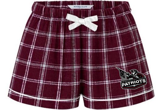 Connecticut Farms ELEMENTARY YOUTH and adult plaid lounge shorts