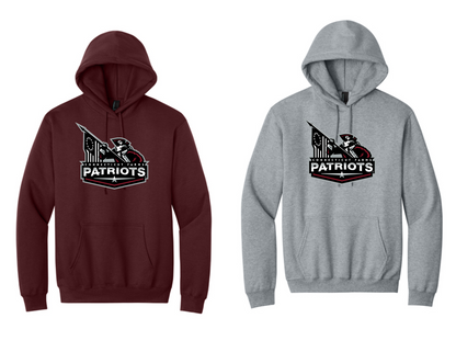 Connecticut Farms PC90H  Port & Co® Essential Fleece Pullover Hooded Sweatshirt