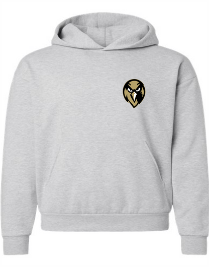 Hudson Catholic-HAWK embroidered- Unisex Avenue Hooded Sweatshirt - IND280SL