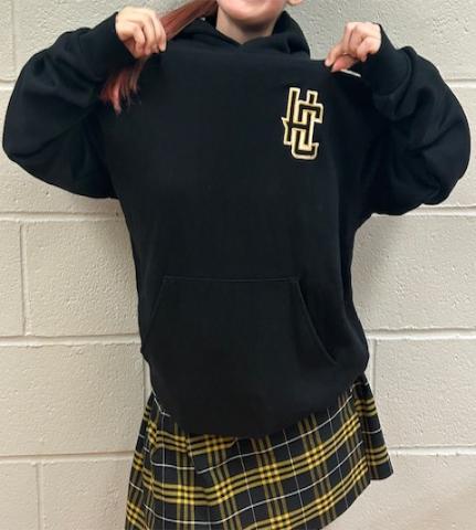 Hudson Catholic-HC interlocked- Unisex Avenue Hooded Sweatshirt - IND280SL
