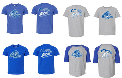 Jefferson Elementary Blue Knights Tee w/ Class of 2026 option YOUTH and ADULT