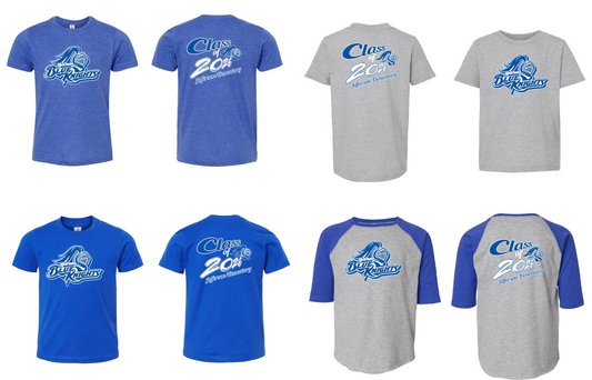 Jefferson Elementary Blue Knights Tee w/ Class of 2026 option YOUTH and ADULT