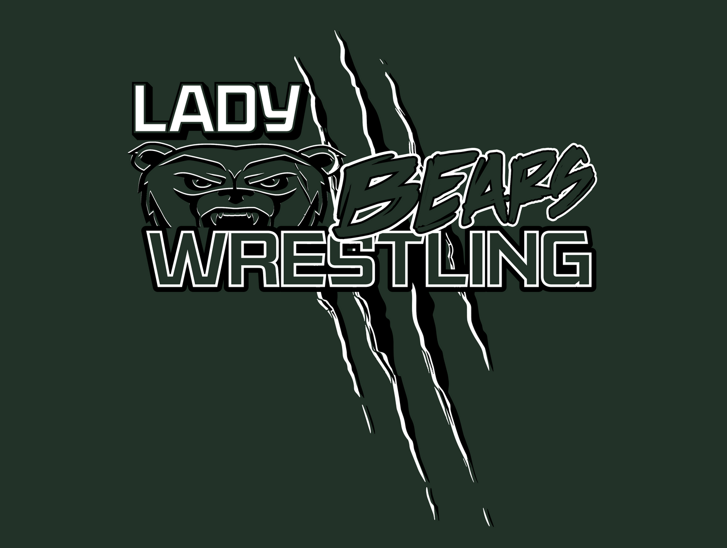 BEARS WRESTLING District ® Women’s Very Important Tee ® Long Sleeve V-Neck DT6201