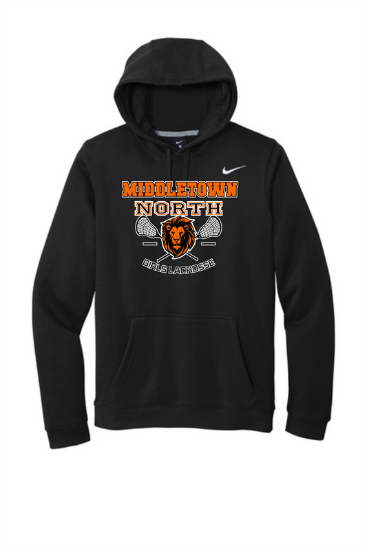 Middletown North Girls Lacrosse Nike Club Fleece Pullover Hoodie-CJ1611