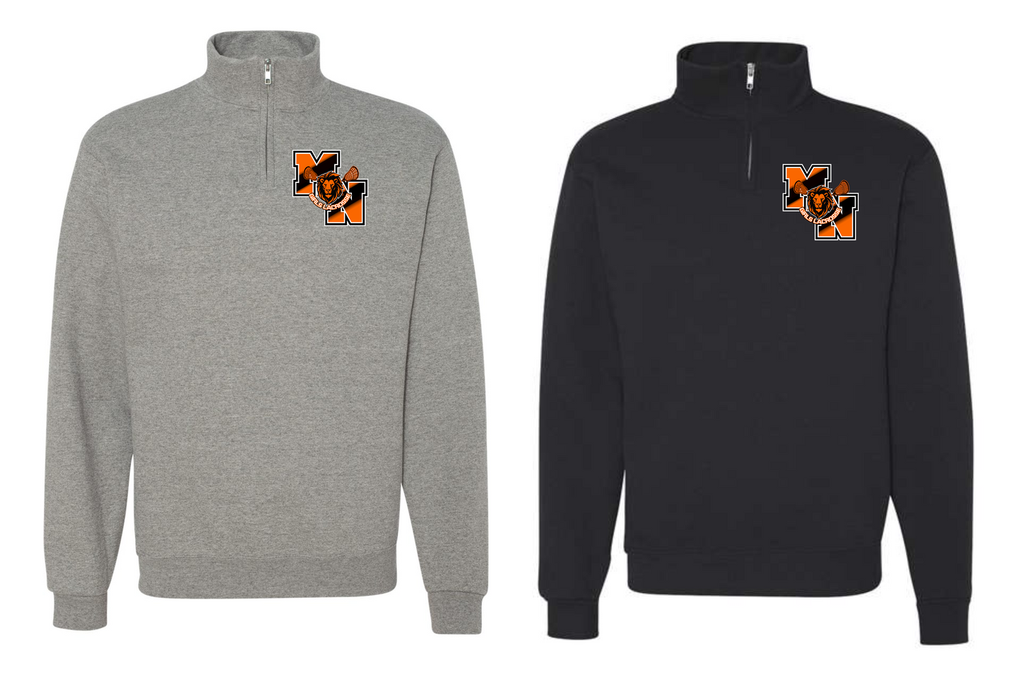 Middletown North Girls Lacrosse 1/4 zip sweatshirt-995M