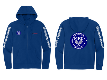 MRC(Mountainside Racquet Club) District®  Adult V.I.T.™ zip up fleece hoodie