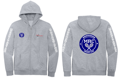 MRC(Mountainside Racquet Club) District®  Adult V.I.T.™ zip up fleece hoodie