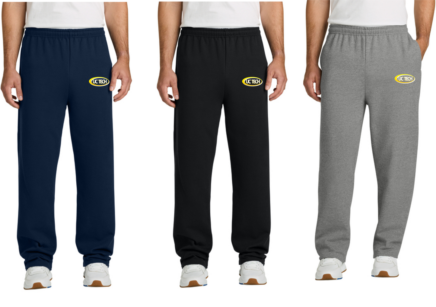 UC TECH Jerzees® NuBlend® Open Bottom Pant with Pockets-974MP