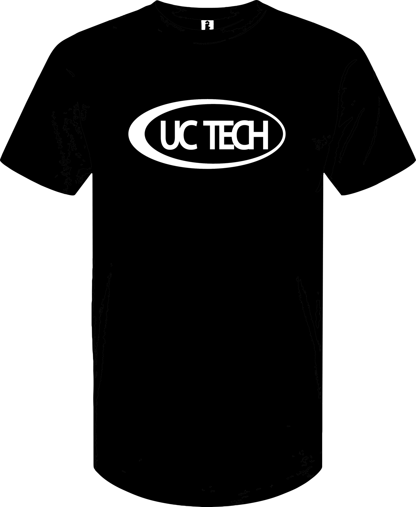 UC TECH GILDAN 3000 LIGHTWEIGHT COTTON TEE W/ WHITE LOGO