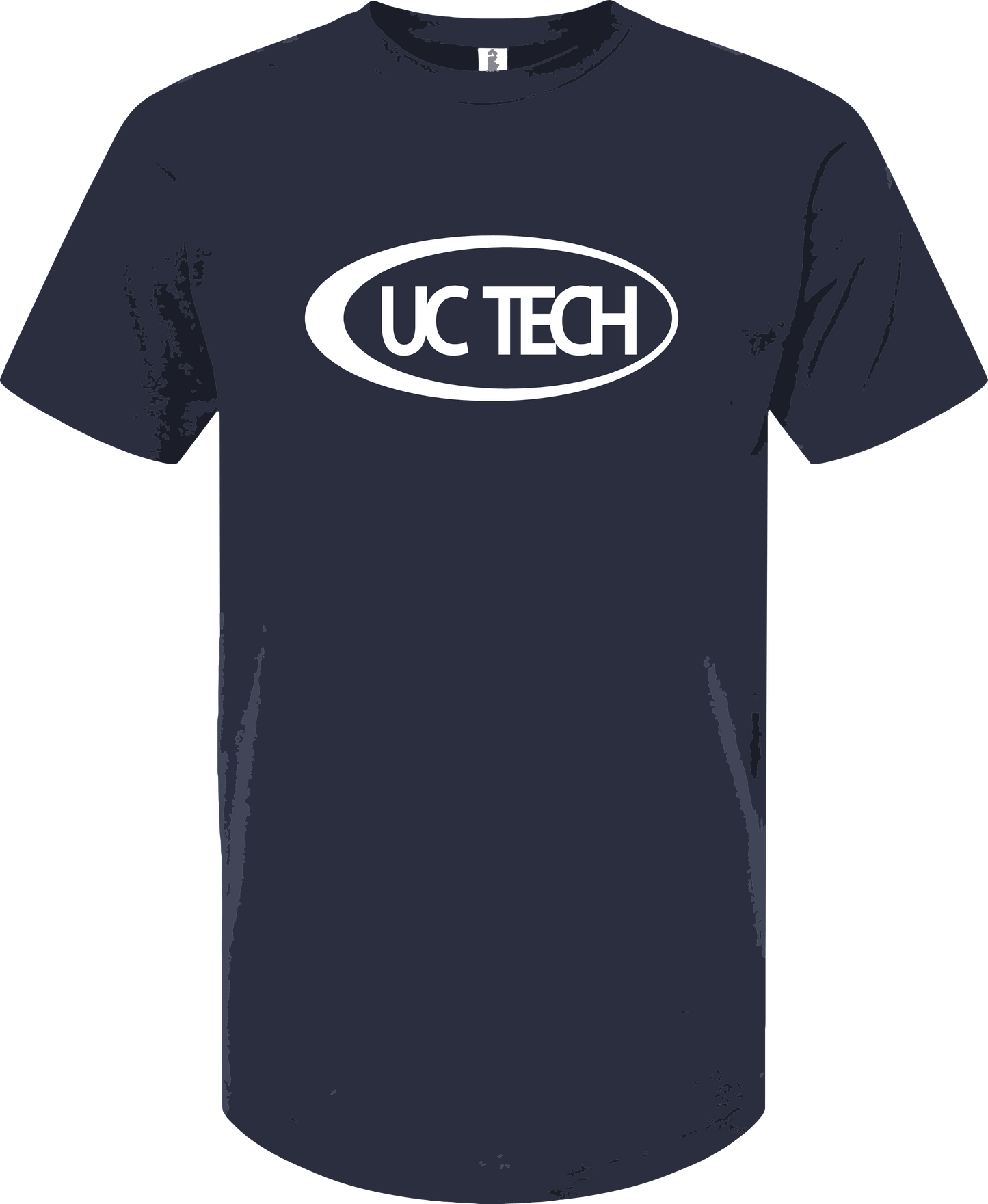 UC TECH GILDAN 3000 LIGHTWEIGHT COTTON TEE W/ WHITE LOGO