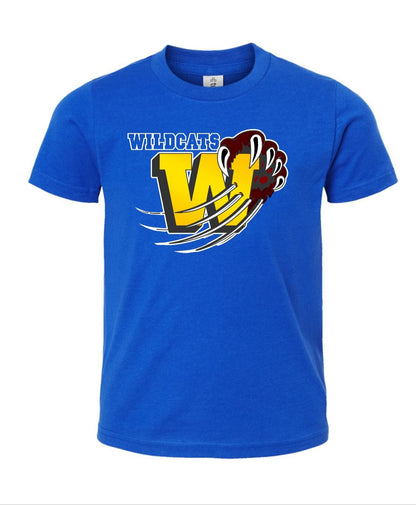 Washington Elementary School WILDCAT Legacy color Tee-202/235